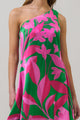 Zarae Blossom Mivia One Shoulder Asymmetrical Dress