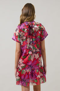 Jonella Floral Berny Organza Mini Dress