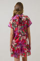 Jonella Floral Berny Organza Mini Dress