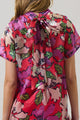 Jonella Floral Berny Organza Mini Dress