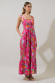 Himera Floral Kells Smocked Maxi Dress
