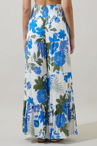 Zurie Floral Tovia Smocked Pants