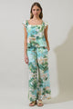 Piti Town Snipy Wide Leg Pants