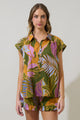 Lilburn Tropics Ramy Collared Top