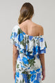 Zurie Floral Talisy Off Shoulder Top