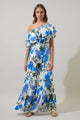 Zurie Floral Talisy Off Shoulder Top