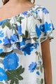 Zurie Floral Talisy Off Shoulder Top