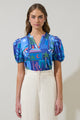 Punta Alta Berisa Split Neck Top