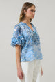 Tierra Floral Endry Ruffle Blouse