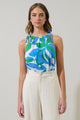 Pansie Floral Marra Sleeveless Top