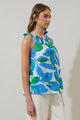 Pansie Floral Marra Sleeveless Top