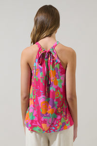 Himera Floral Oran Sleeveless Top