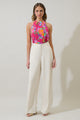 Himera Floral Oran Sleeveless Top