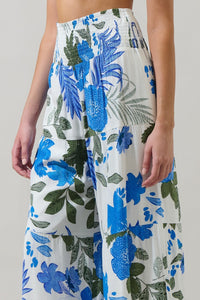 Zurie Floral Tovia Smocked Pants