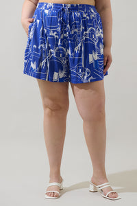 Mims Town Taliya Drawstring Shorts Curve