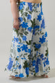 Zurie Floral Tovia Smocked Pants Curve