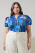 Punta Alta Berisa Split Neck Top Curve