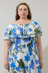 Zurie Floral Talisy Off Shoulder Top Curve