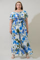 Zurie Floral Talisy Off Shoulder Top Curve