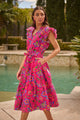 Signy Floral Sita Ruffle Midi Dress