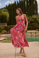 Himera Floral Kells Smocked Maxi Dress