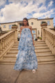 Tierra Floral Briary Strapless Maxi Dress