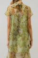 Ellery Floral Dime Organza Maxi Dress