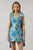 Willa Floral Jacquard Bow Sash Dress