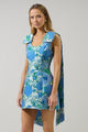 Willa Floral Jacquard Bow Sash Dress