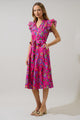Signy Floral Sita Ruffle Midi Dress