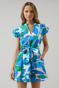 Pansie Floral Orela Shift Mini Dress