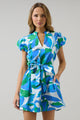 Pansie Floral Orela Shift Mini Dress