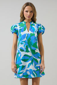Pansie Floral Orela Shift Mini Dress
