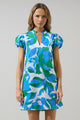 Pansie Floral Orela Shift Mini Dress