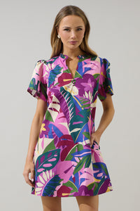 Blain Tropics Ema Shift Mini Dress