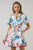 Izzie Floral Bouse Shift Mini Dress