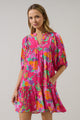 Himera Floral Maribor Shift Mini Dress