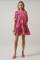 Himera Floral Maribor Shift Mini Dress