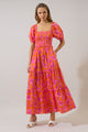 Cala Floral Alycia Smocked Maxi Dress