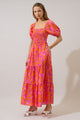 Cala Floral Alycia Smocked Maxi Dress