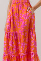 Cala Floral Alycia Smocked Maxi Dress