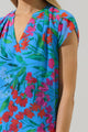 Finy Floral Souris Pleated Blouse
