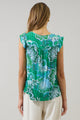 Tanti Floral Ismay Ruffle Top