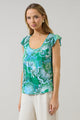 Tanti Floral Ismay Ruffle Top