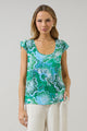 Tanti Floral Ismay Ruffle Top