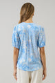 Seraphina Floral Vani Split Neck Top