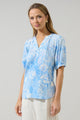 Seraphina Floral Vani Split Neck Top
