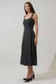 Junia Polka Dot Mizy Midi Dress