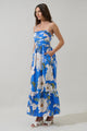 Roswell Floral Sima Pleated Maxi Dress