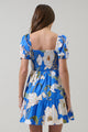 Roswell Floral Romiel Smocked Mini Dress